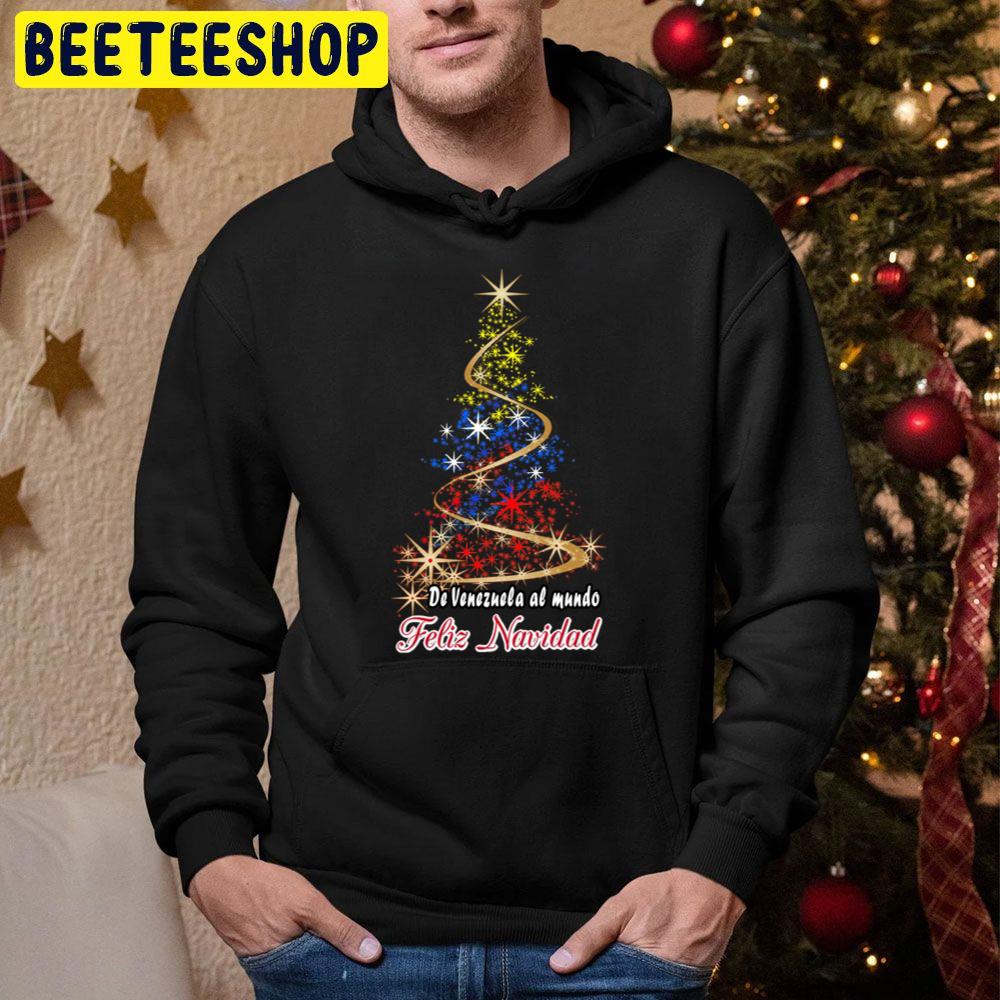 Devenezuela Al Mundo Feliz Navidad Christmas Trending Unisex Hoodie