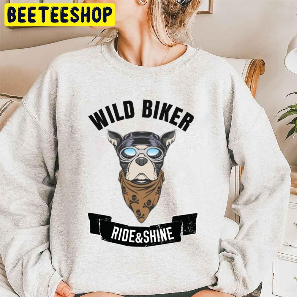 Doberman Wild Biker Ride And Shine Trending Unisex Sweatshirt