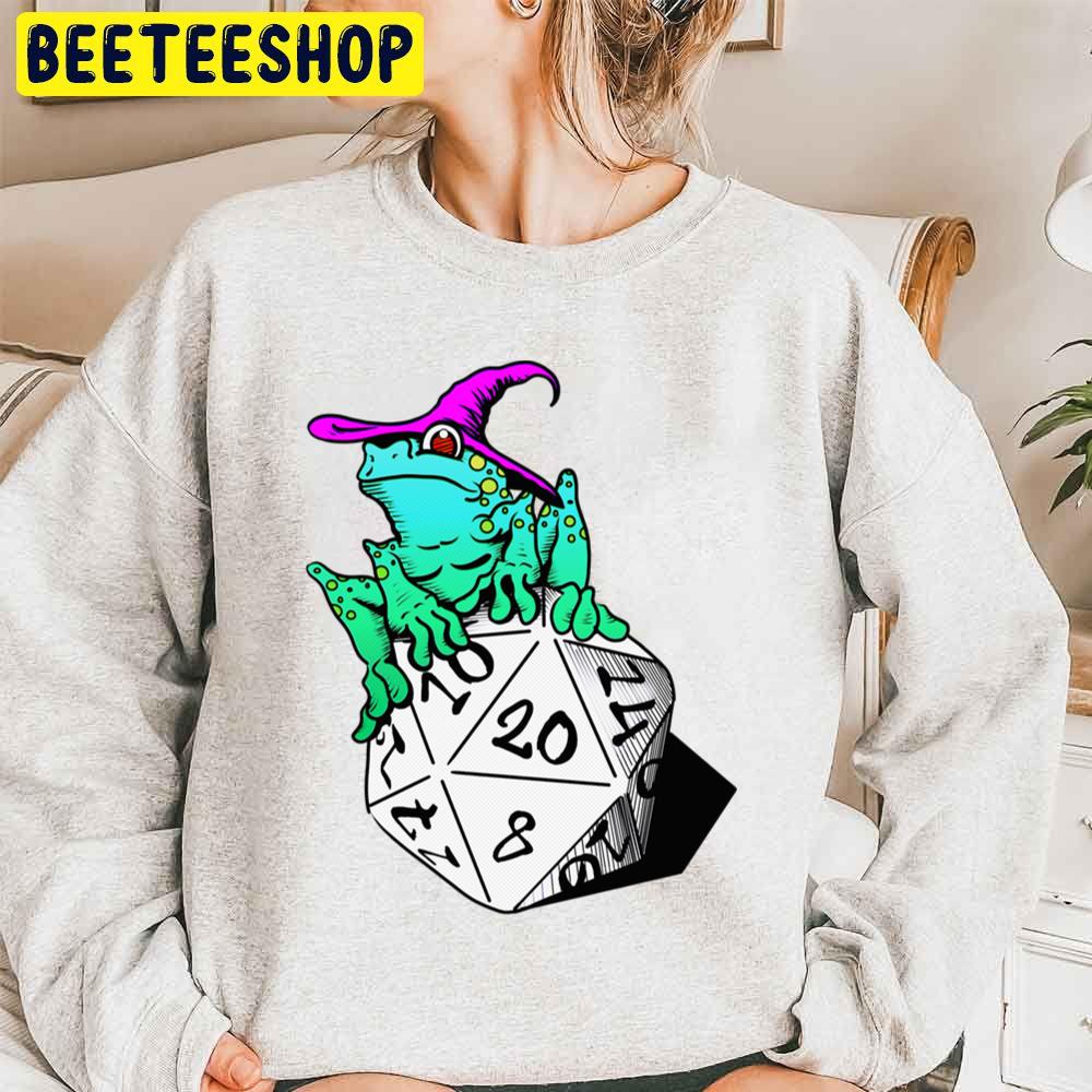 Dungens Nd Dragons Dice Wizard Frog Trending Unisex Sweatshirt