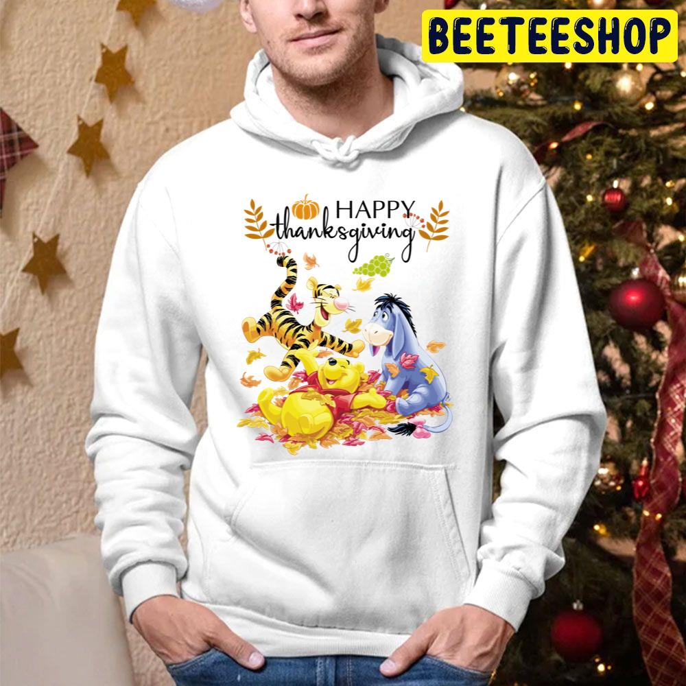 Eeyore And Tiger Happy Thanksgiving Trending Unisex Hoodie