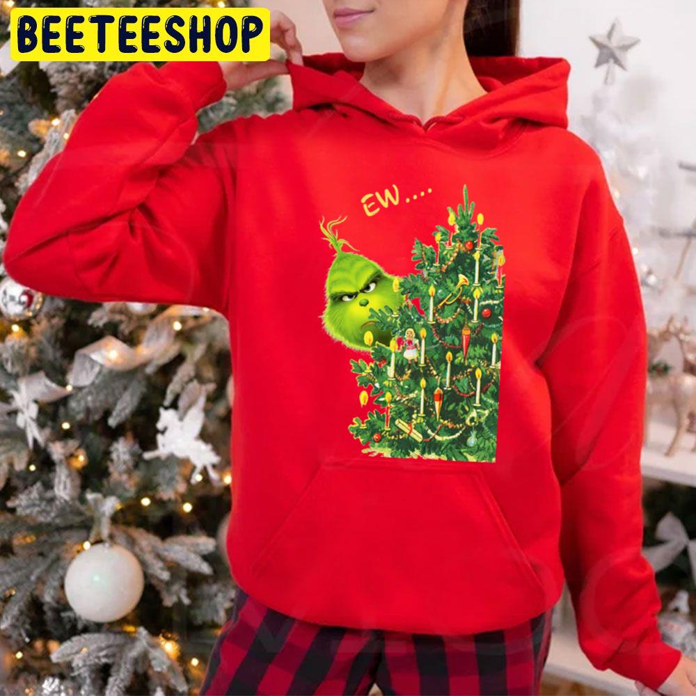 Ew Grinch Christmas Trending Unisex Hoodie