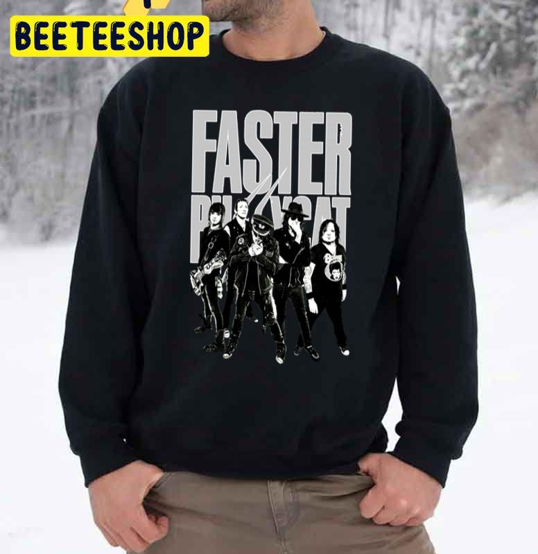 Faster Black And White Trending Unisex Sweatshirt