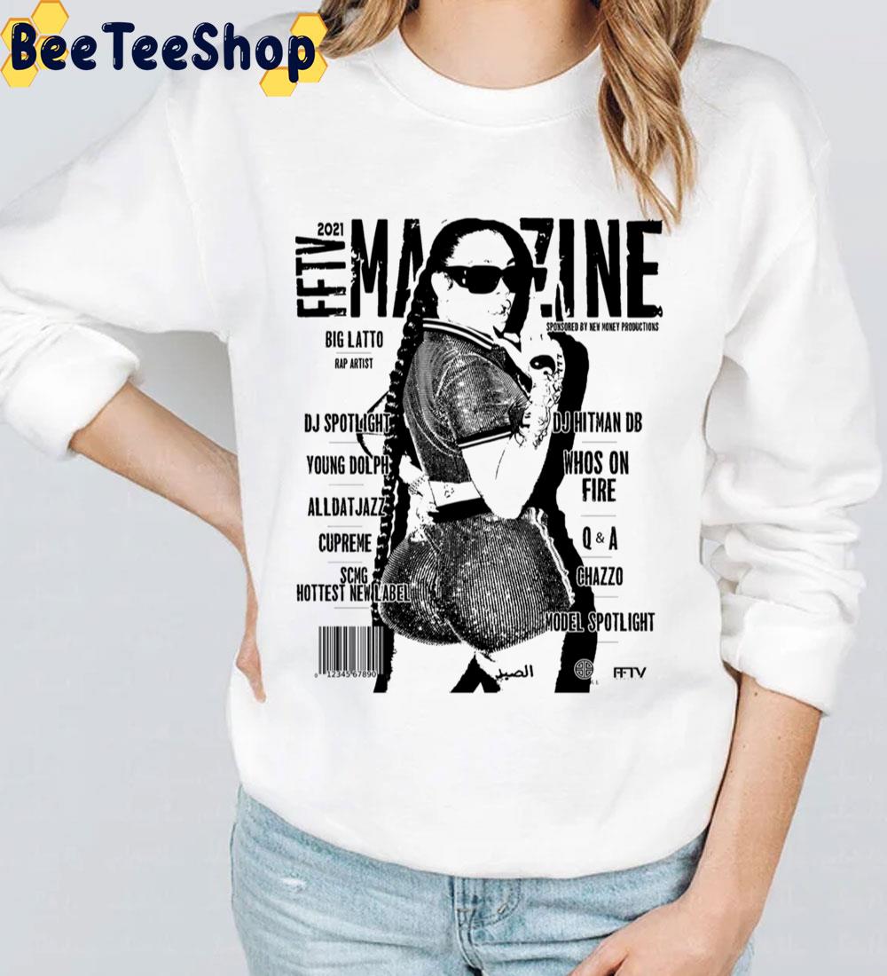 Fftv Magazine Latto Rapper Trending Unisex Sweatshirt