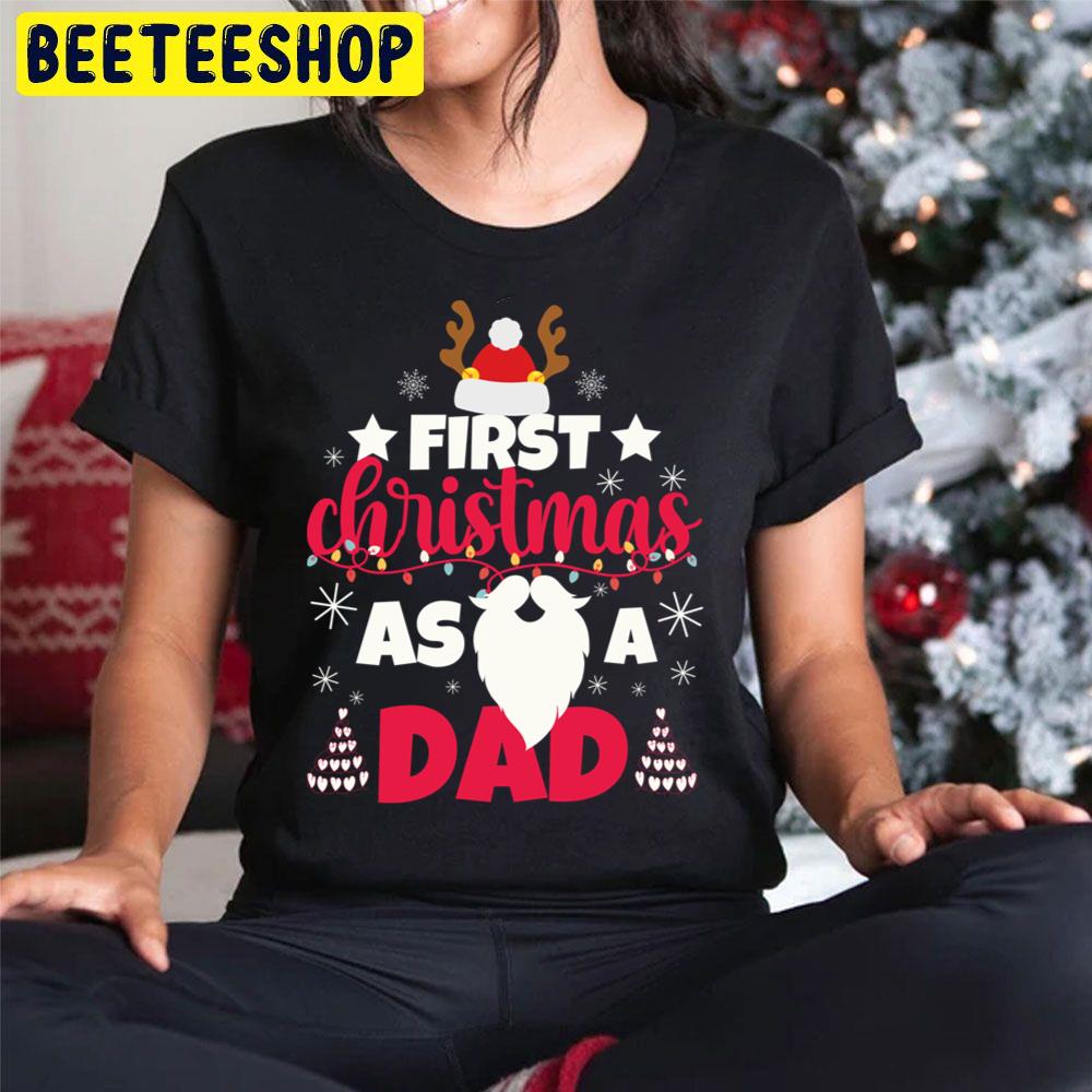 first christmas as a daddy t-shirt