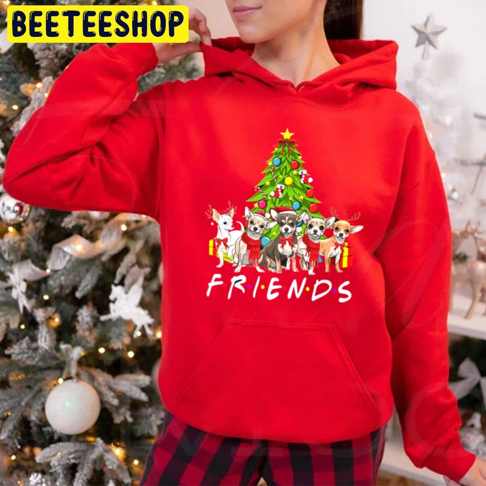 Friends Dog Lover Christmas Trending Unisex Hoodie