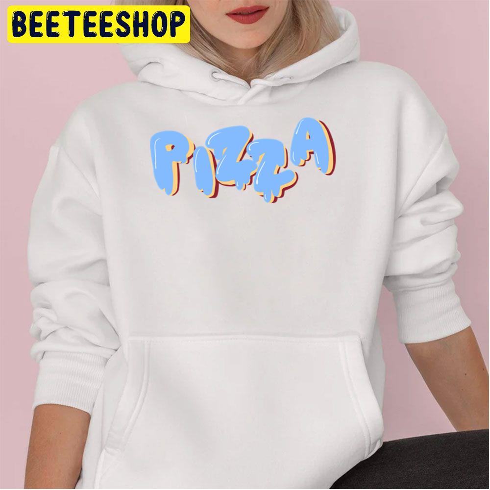 Funny Blue Pizza Trending Unisex Hoodie