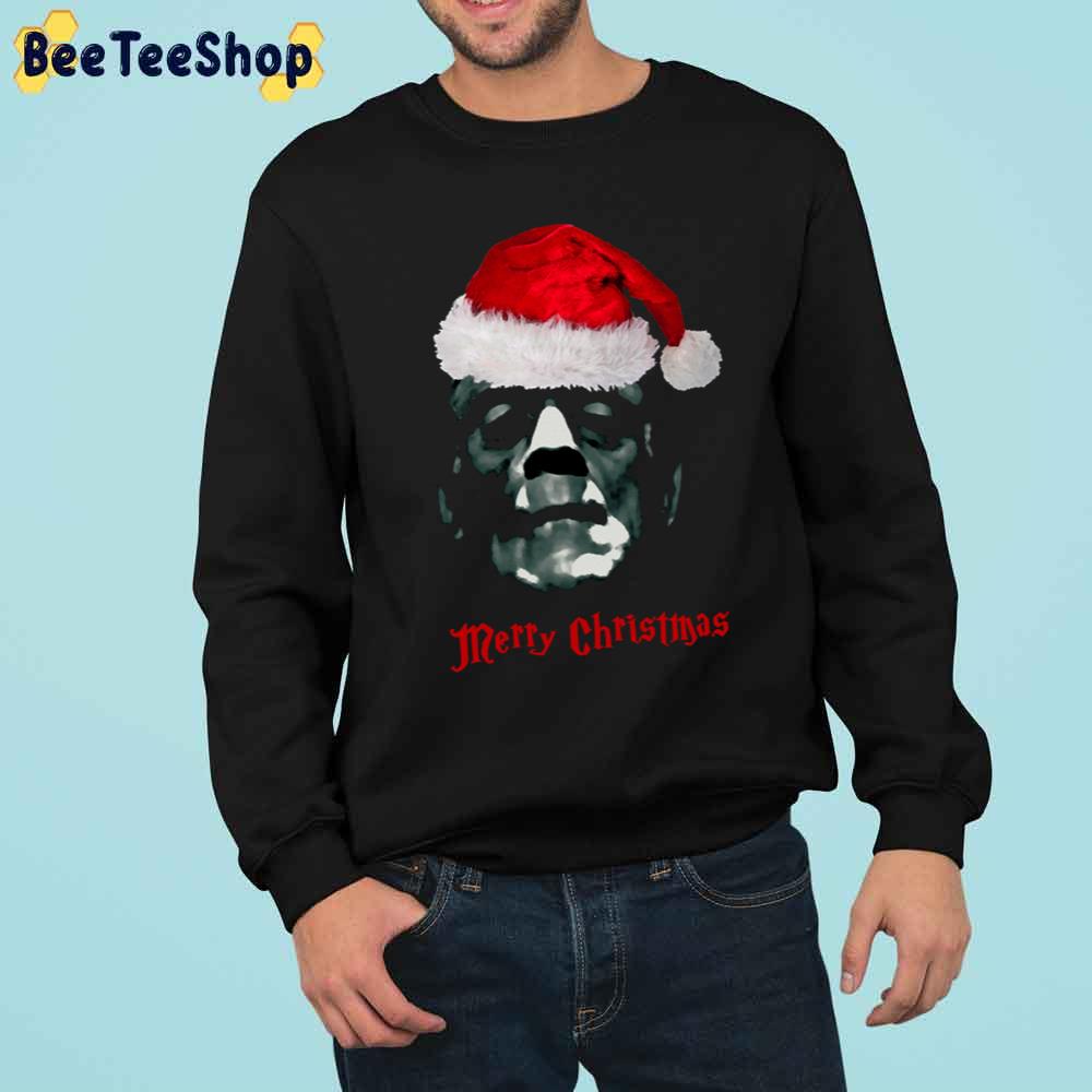 Funny Frankenstein Monster Merry Christmas Trending Unisex Sweatshirt