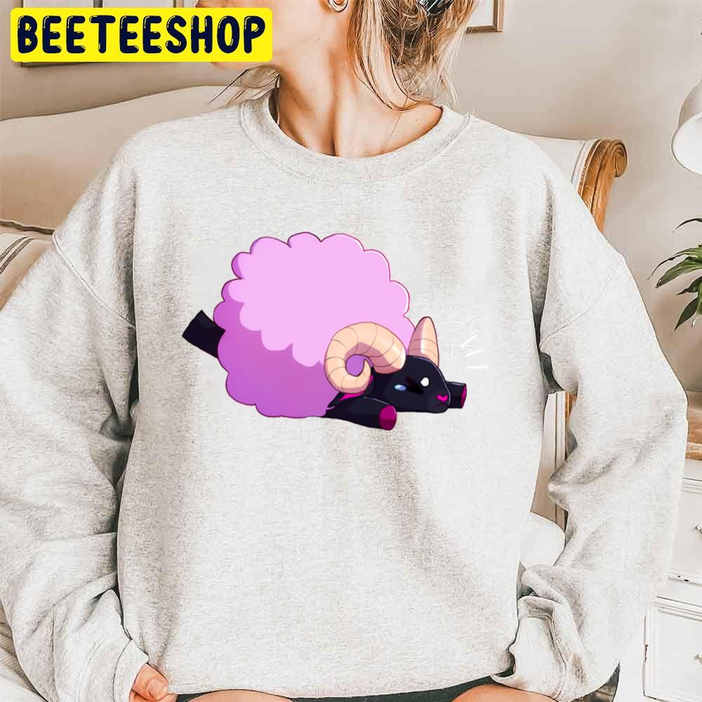 Funny Gaming Noob Falling Sheep Trending Unisex Sweatshirt