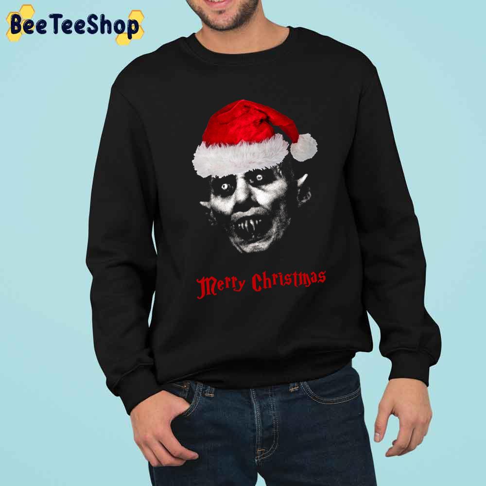 Funny Nosferatu Vampire Gothic Horror Christmas Trending Unisex Sweatshirt