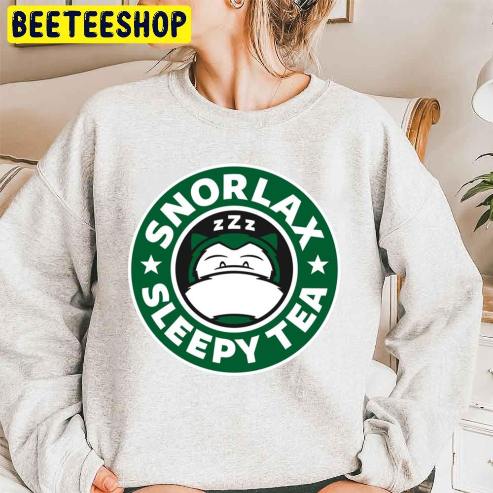 Funny Snorlax Sleepy Tea Trending Unisex Sweatshirt