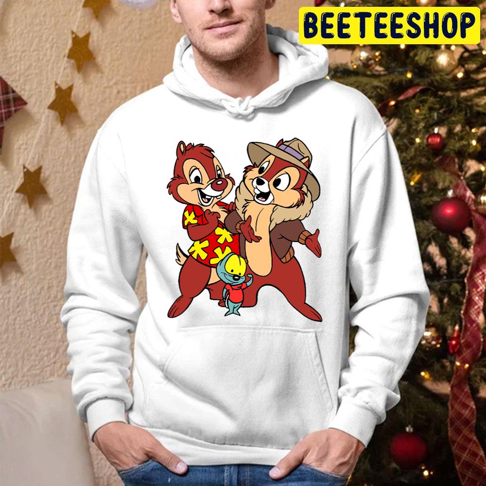 Funny The Cartoon Chip N Dale Rangers Short Trending Unisex Hoodie