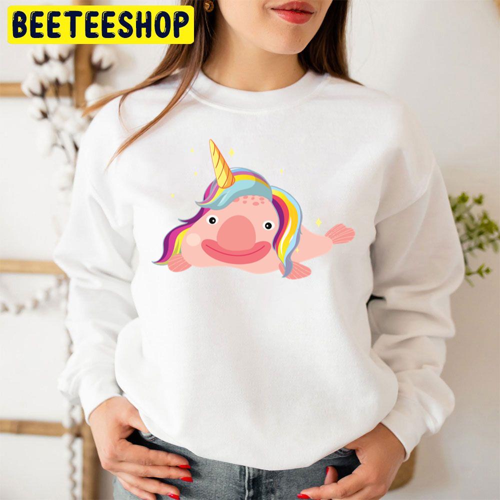 Funny Unicorn Blobfish Trending Unisex Sweatshirt