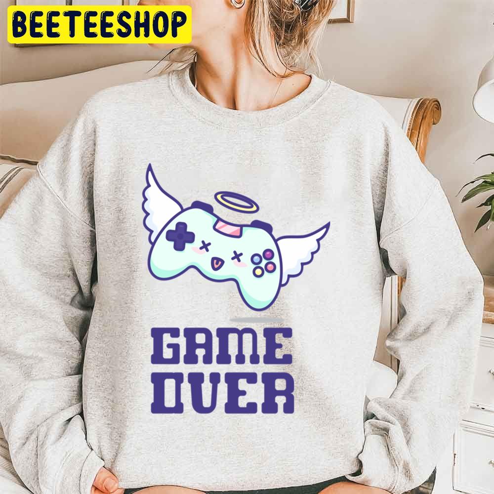 Game Over White Purple Version Trending Unisex Sweatshirt