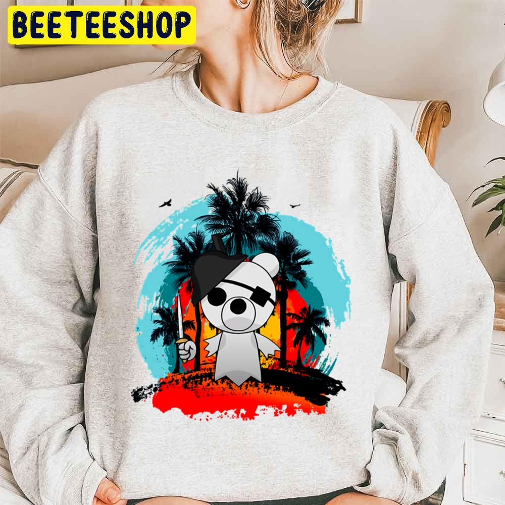 Ghosty Tropical Sun Trending Unisex Sweatshirt