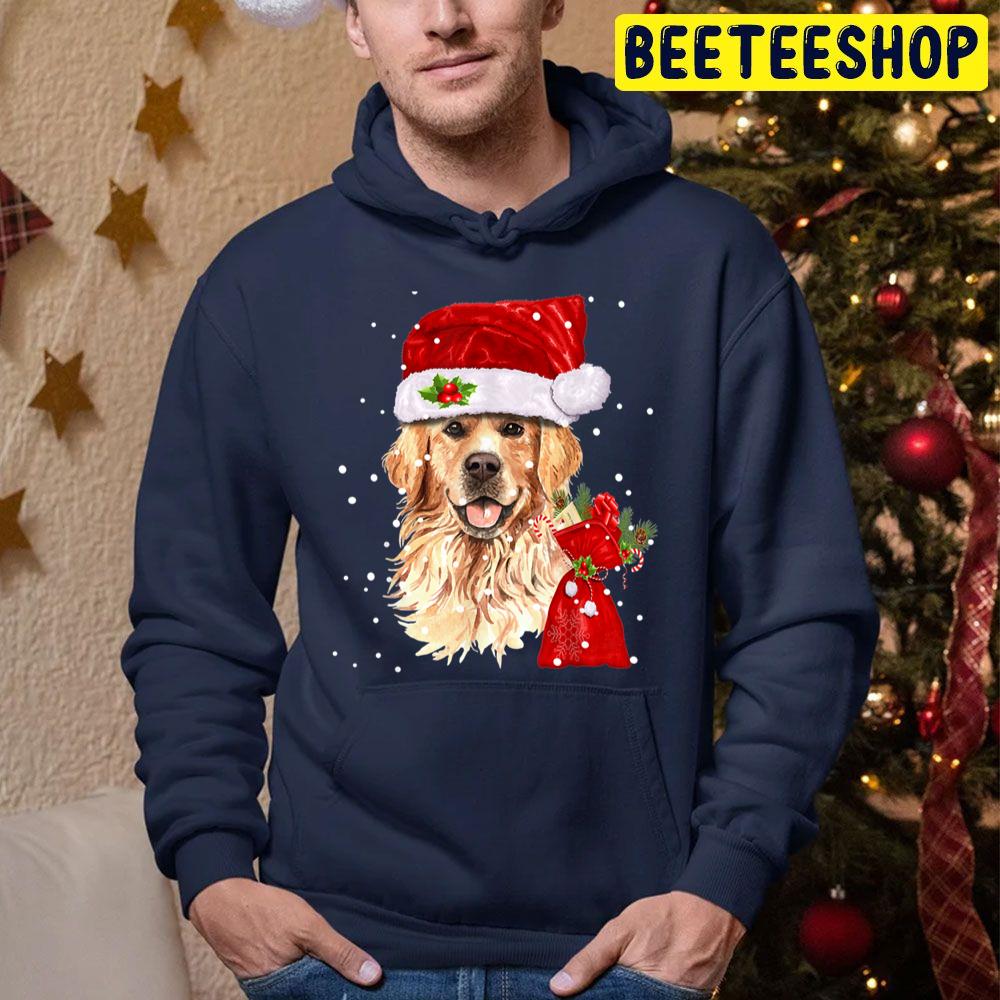 Golden retriever christmas sweatshirts hotsell