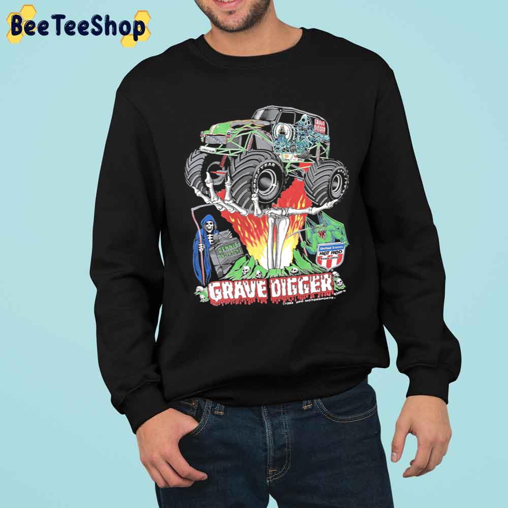 Grave Digger Dennis Anderson Vintage Retro Jam Trending Unisex Sweatshirt