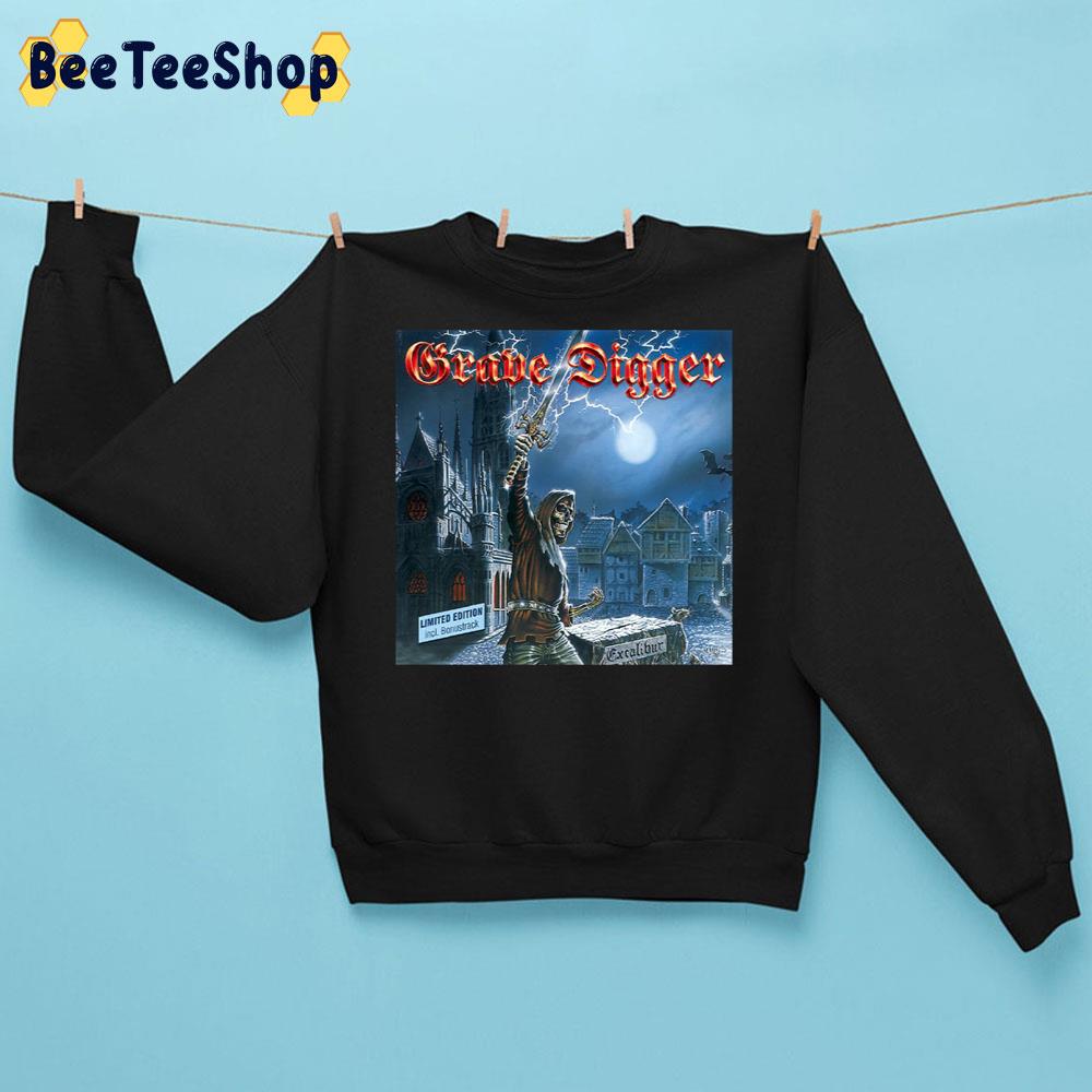 Grave Digger In Horror Night Trending Unisex Sweatshirt