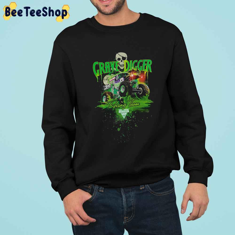 Grave Digger Racing Team Green Vintage Trending Unisex Sweatshirt