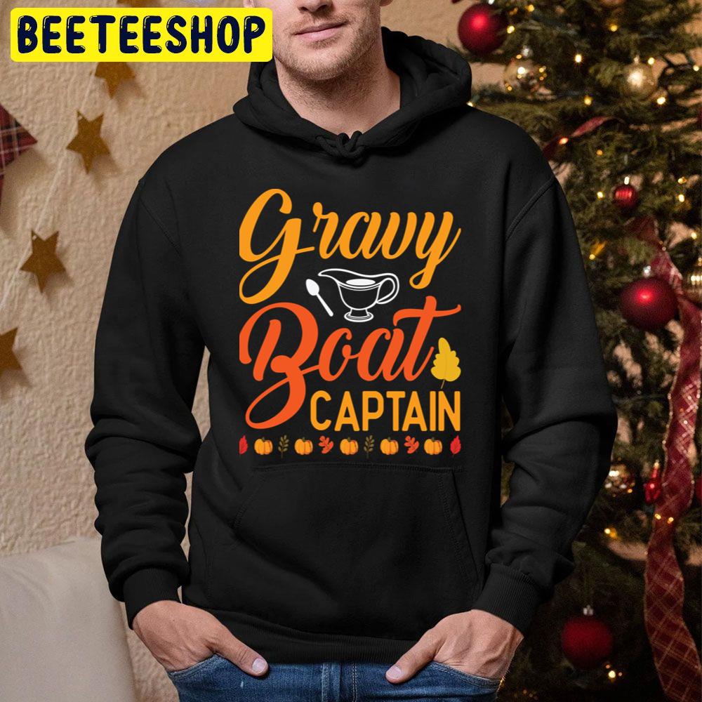 Gravy Boat Captain Funny Ugly Thanksgiving Trending Unisex Hoodie