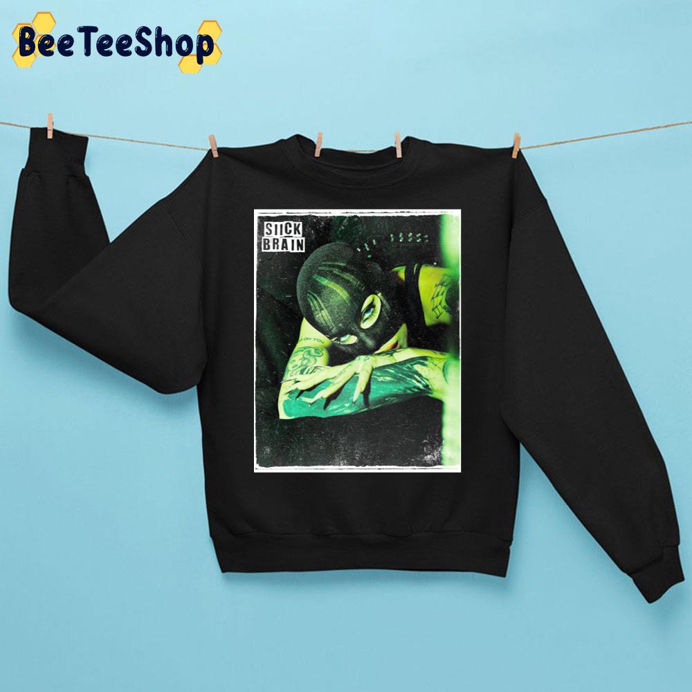 Green Vintage Siick Brain Scoop Trending Unisex Sweatshirt