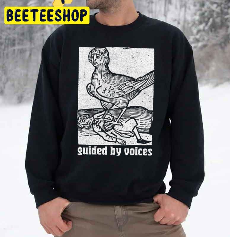 Guided By Voices Retro Woodcut Illustration Trending Unisex Sweatshirt