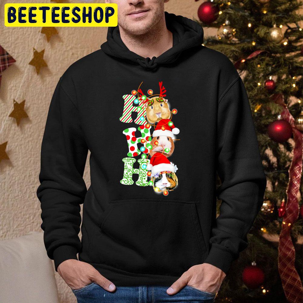 Guinea Pig Ho Ho Ho Christmas Trending Unisex Hoodie