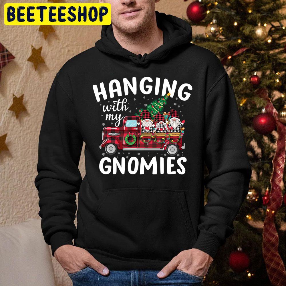 Hanging With My Truck Gnomies Trending Unisex Hoodie