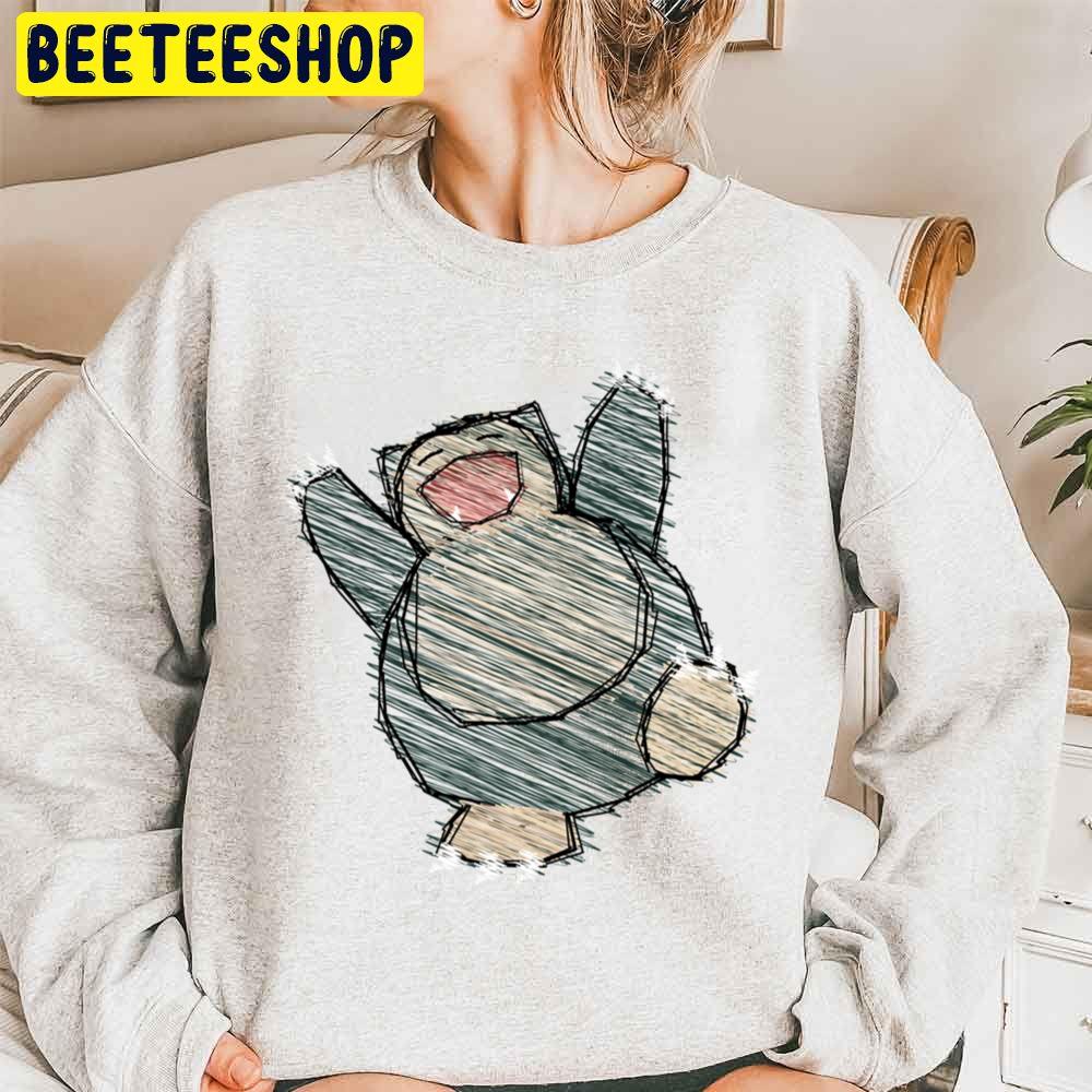 Happy Snorlax Sketch Trending Unisex Sweatshirt