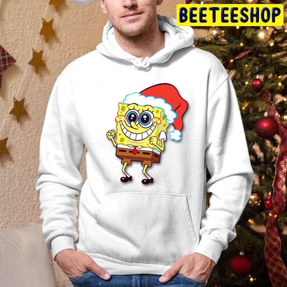 Happy Spongebob Christmas Trending Unisex Hoodie