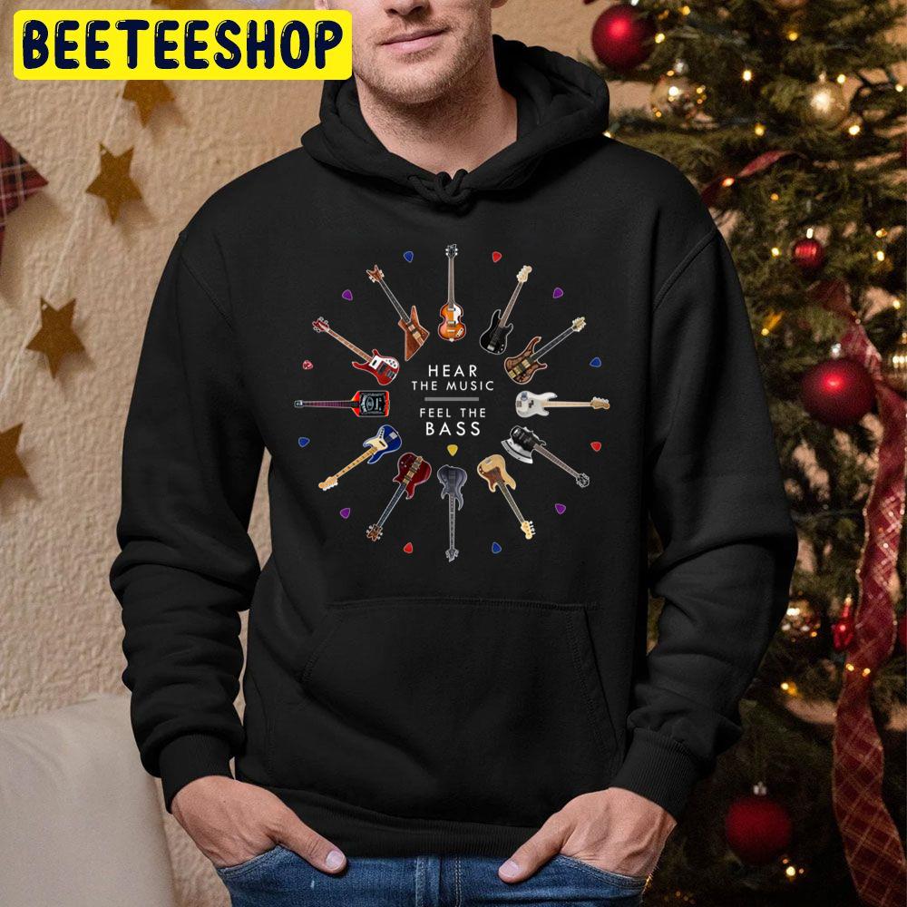 Hear The Music Feel The Bass Trending Unisex Hoodie