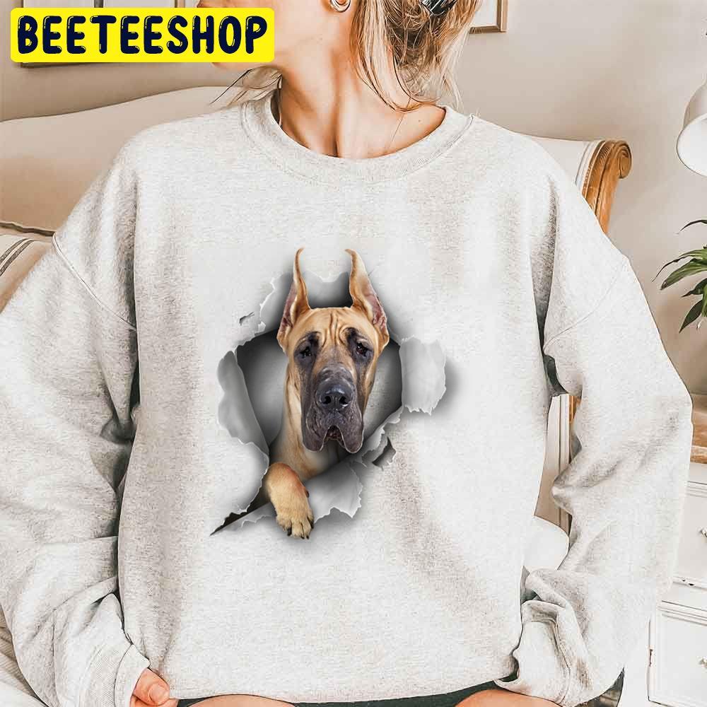 Hello Great Dane Dog Trending Unisex Sweatshirt