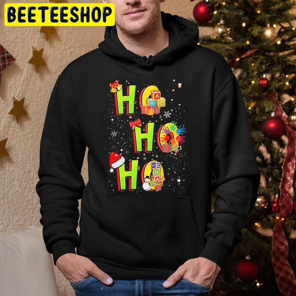 Ho Ho Ho Childcare Provider Christmas Trending Unisex Hoodie