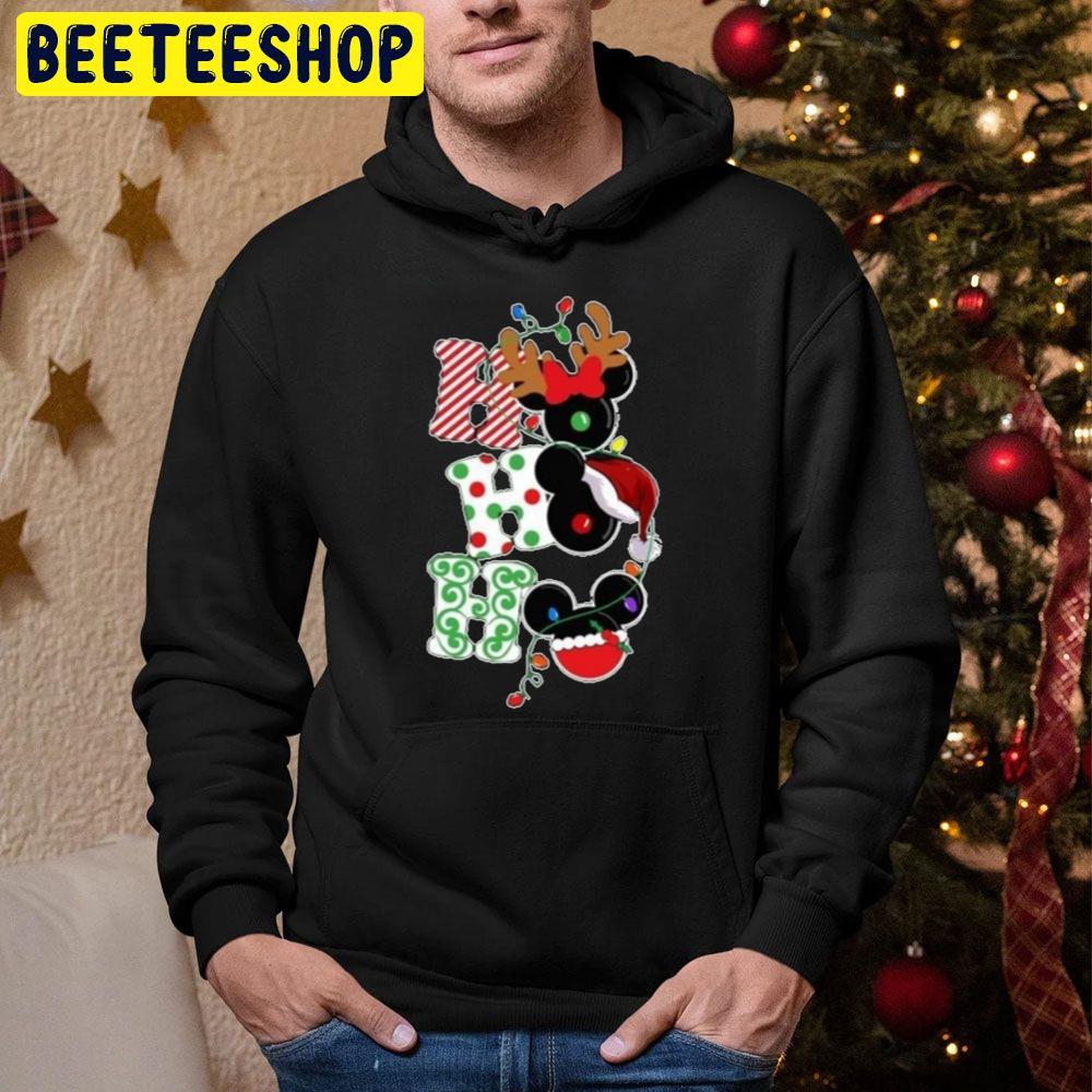 Ho Ho Ho Micky Ear Christmas Trending Unisex Hoodie