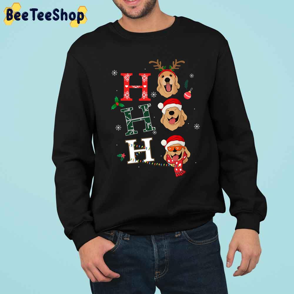 Ho Ho Ho Retrievers Golden Christmas Trending Unisex Sweatshirt