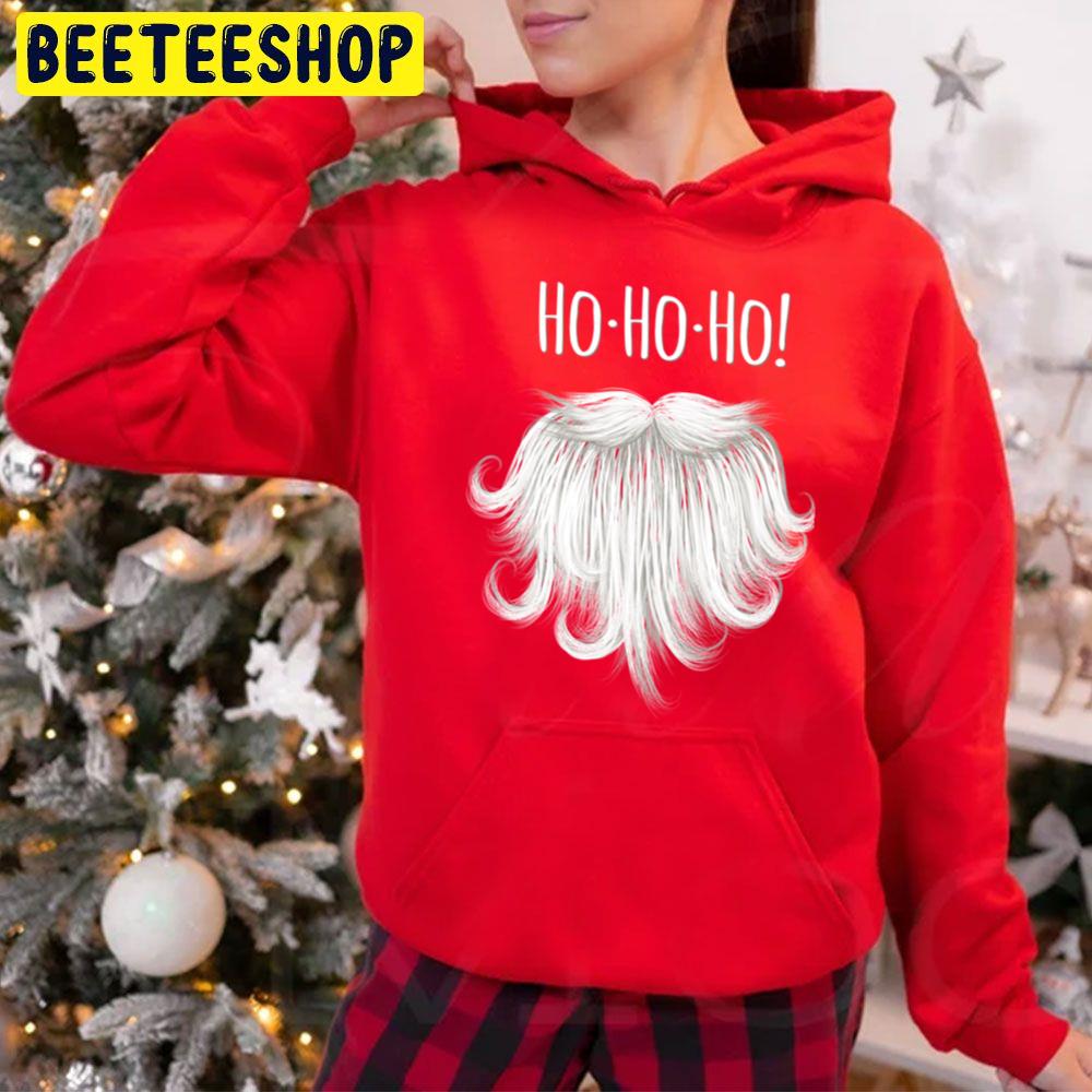 Ho Ho Ho Santa Beard Christmas Trending Unisex Hoodie