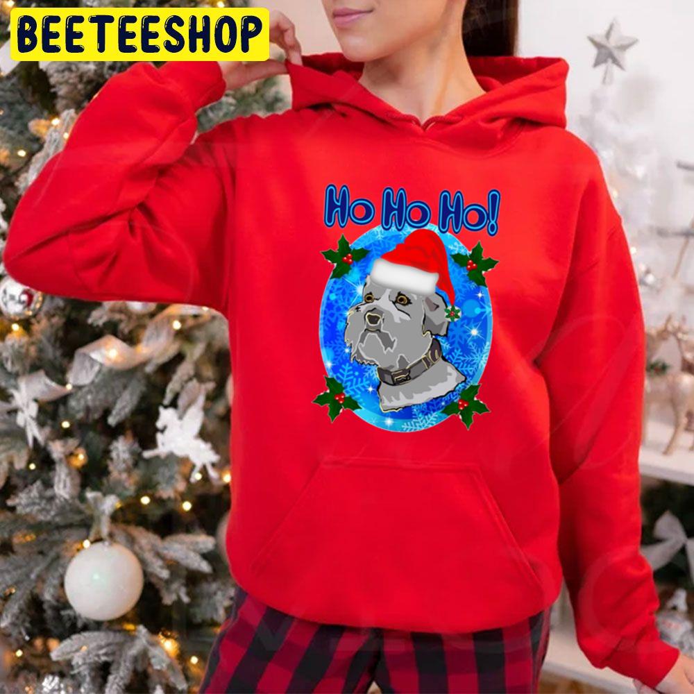 Ho Ho Ho Schnauzer Christmas Trending Unisex Hoodie