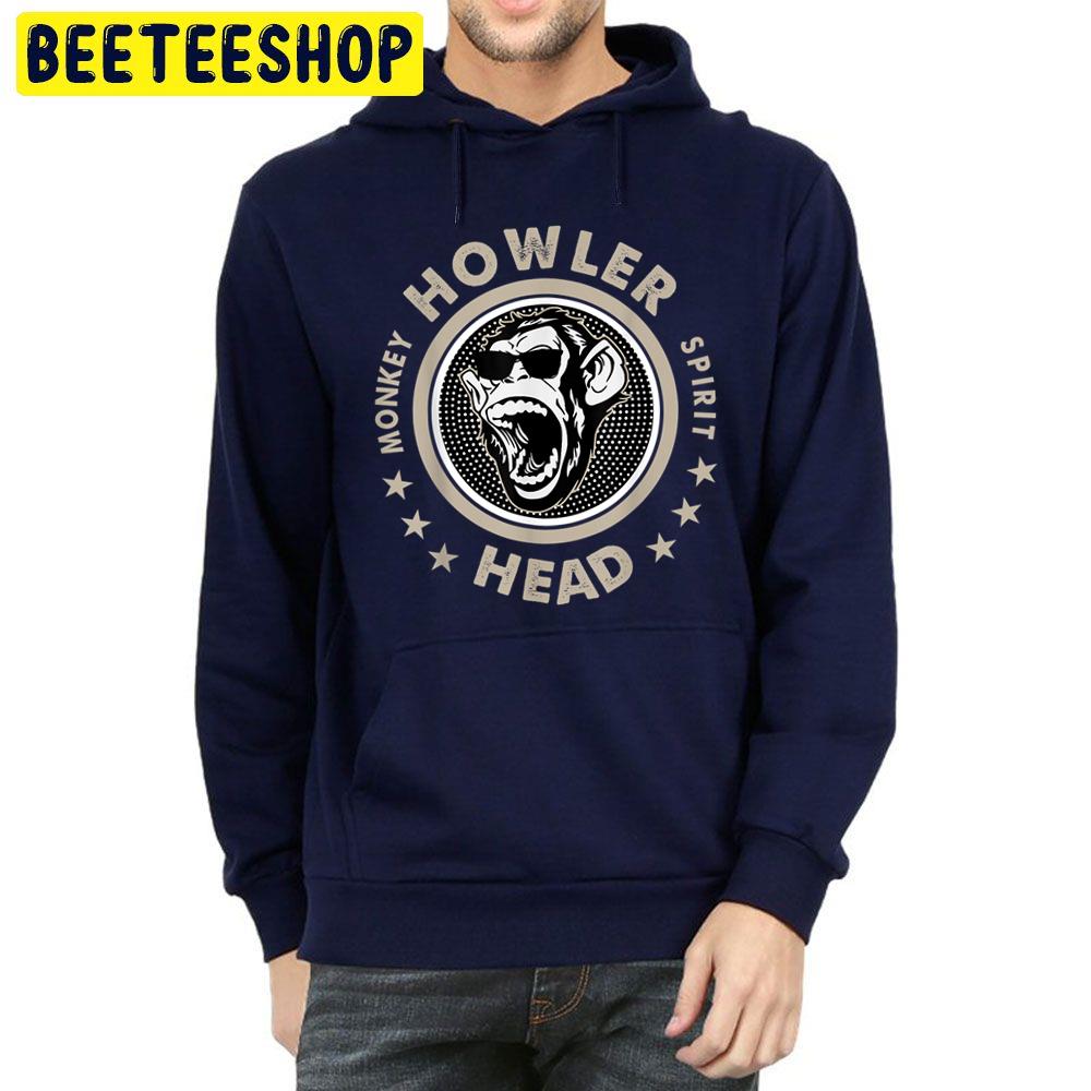 Howler Head Monkey Kentucky Bourbon Whiskey Trending Unisex Hoodie