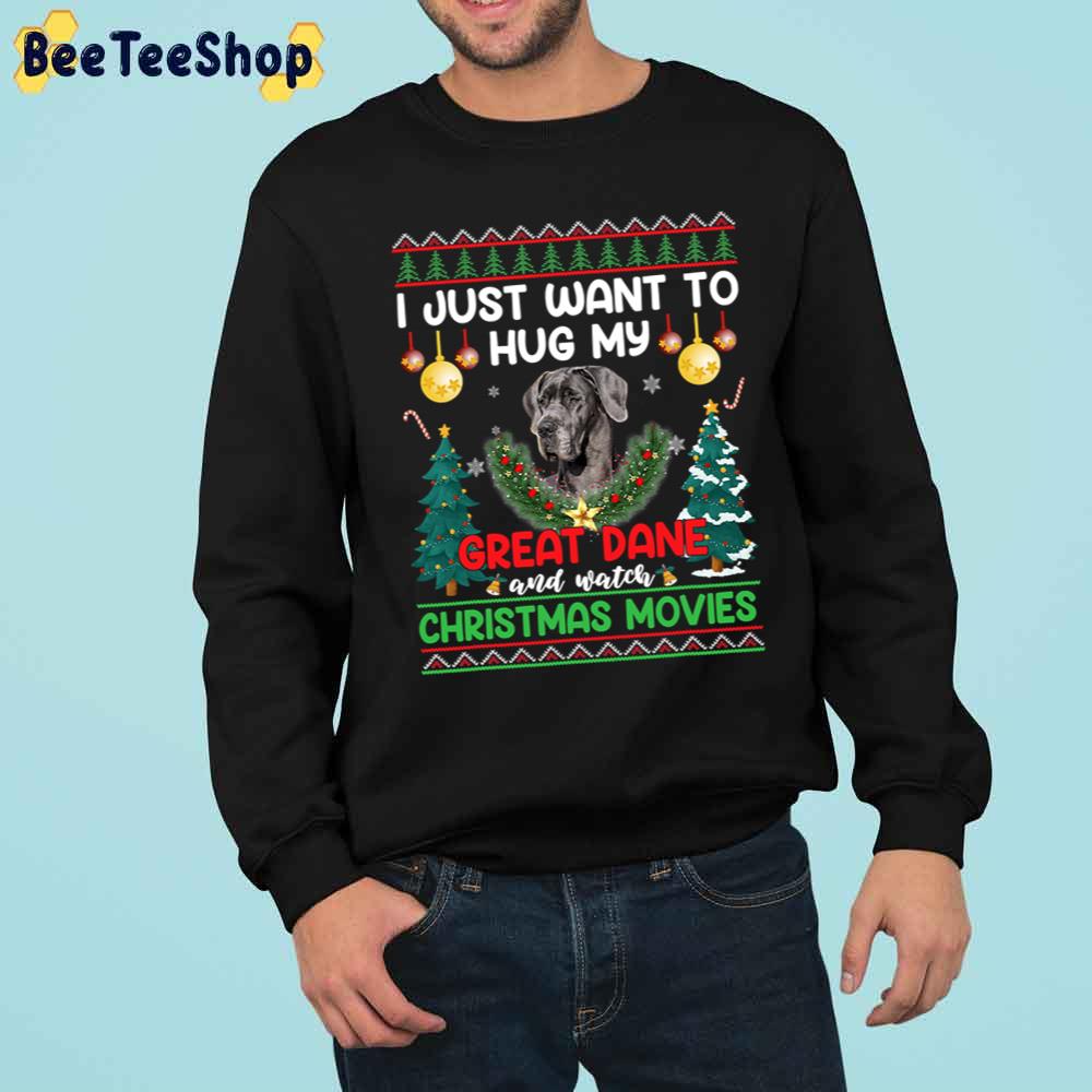 I Just Want To Hug My Great Dane Dog Trending Unisex Sweatshirt