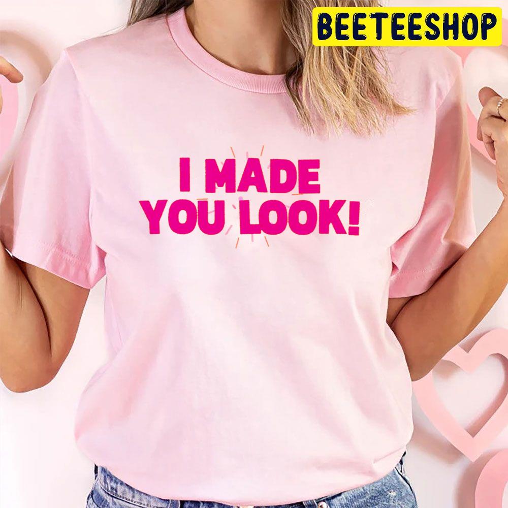 Made You Look pink hoodie - Meghan Trainor lyrics Sticker for