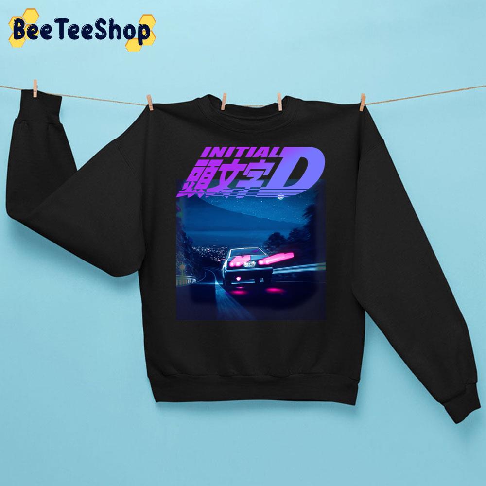 Initial D Neon Ae86 Trending Unisex Sweatshirt