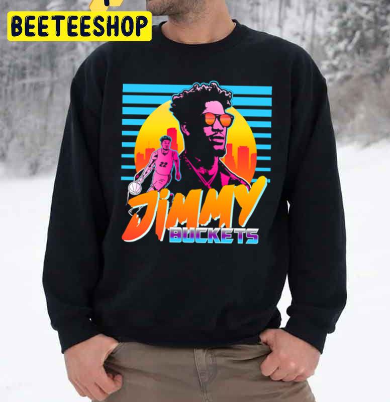 Jimmy Buckets Baskematball Retro Trending Unisex Sweatshirt