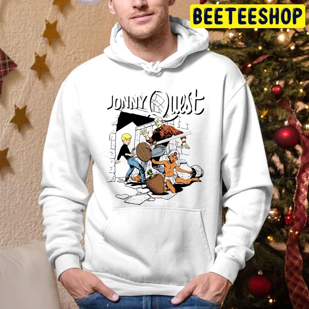 Jonny Quest A Tribute To With Jonny, Race Bannon And Hadji Singh Trending Unisex Hoodie