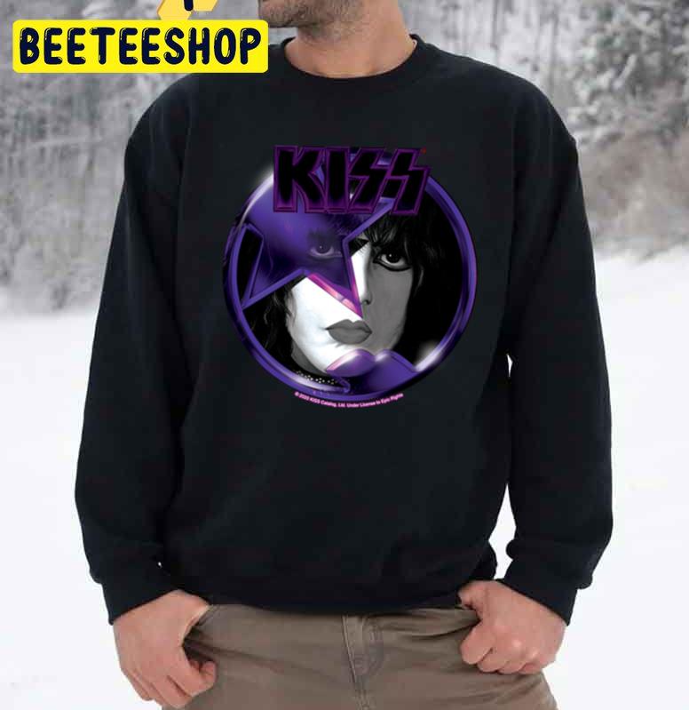 Kiss The Band Starchild Purple Logo Trending Unisex Sweatshirt