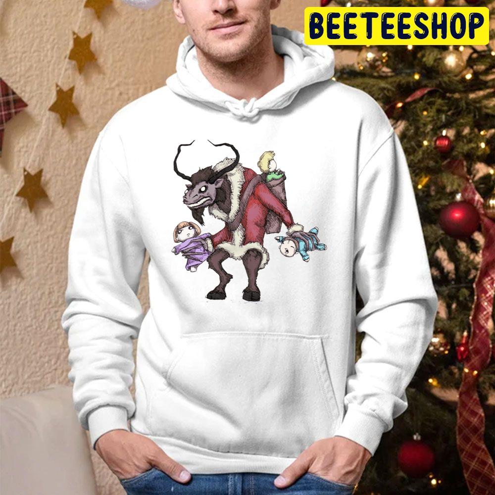 Krampus With Children Trending Unisex Hoodie