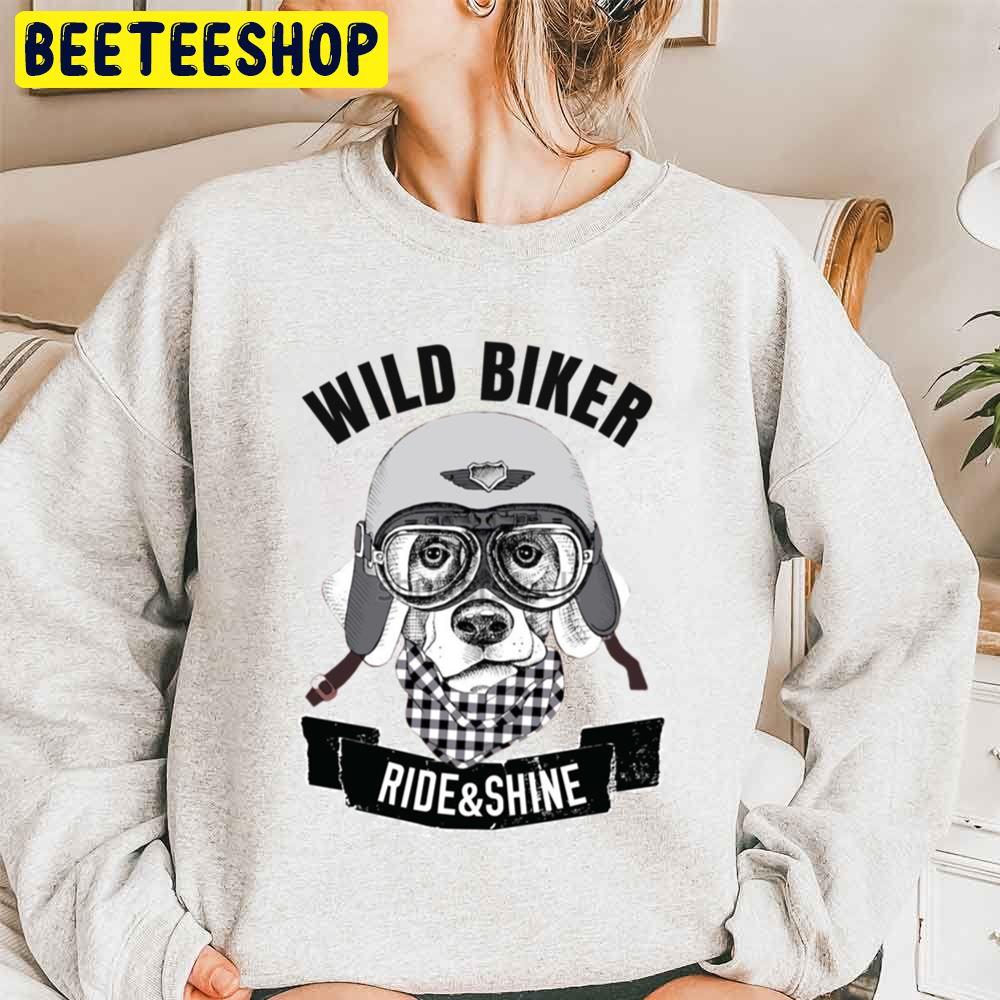 Labrador Retriever Wild Biker Ride And Shine Trending Unisex Sweatshirt