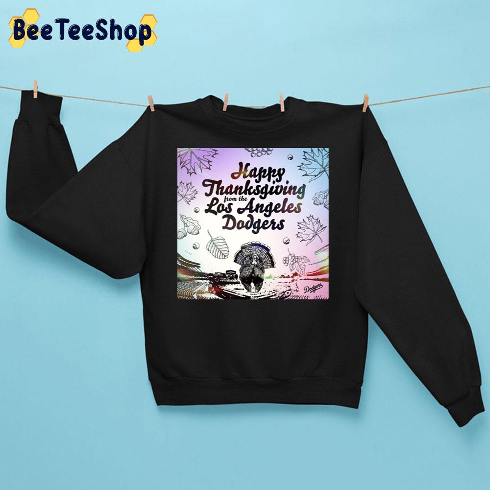 Los Angeles Dodgers Happy Thanksgiving Trending Unisex Sweatshirt