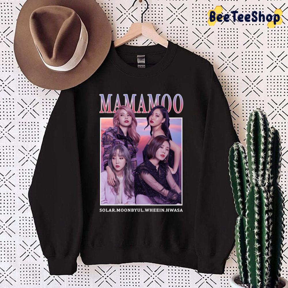 Mamamoo Members Photoshoot Vintage Retro Style 90s Trending Unisex Sweatshirt