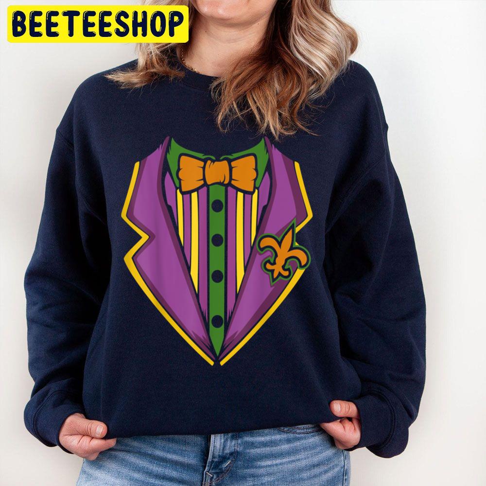 Mardi Gras Tuxedo Trending Unisex Sweatshirt