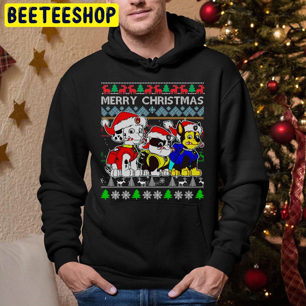 Merry Christmas Call The Paw Patrol Team Trending Unisex Hoodie