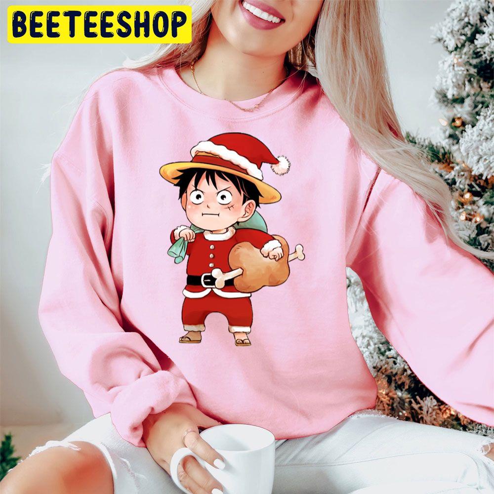 Merry Christmas From Monkey D Luffy One Piece Unisex Sweatshirt - Teeruto